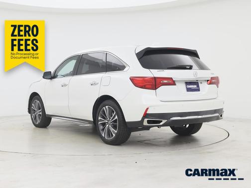 White 2020 Acura MDX Technology