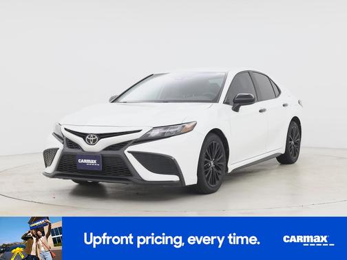 White 2021 Toyota Camry SE Night Shade