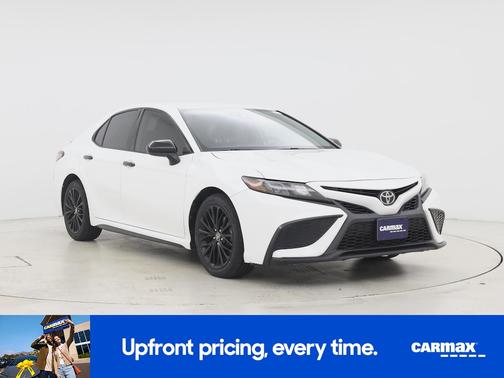 White 2021 Toyota Camry SE Night Shade