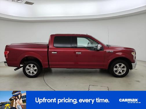 Red 2015 Ford F-150 Lariat