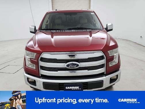 Red 2015 Ford F-150 Lariat
