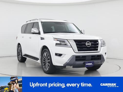 White 2023 Nissan Armada Platinum