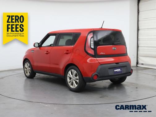 Red 2015 Kia Soul +