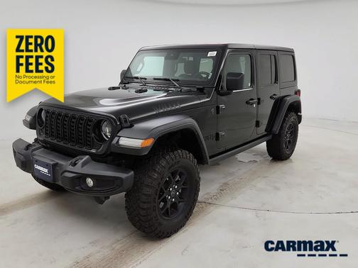 Black 2024 Jeep Wrangler Willy's