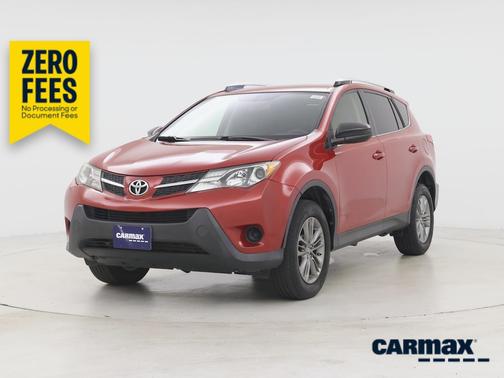 Red 2015 Toyota RAV4 LE