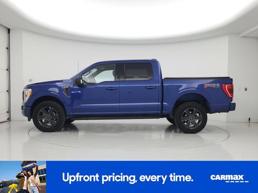 Blue 2022 Ford F-150 XLT