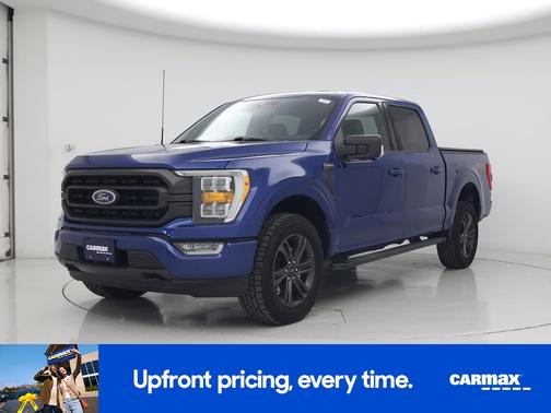 Blue 2022 Ford F-150 XLT