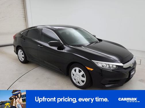 Black 2018 Honda Civic LX