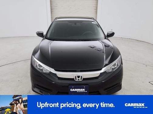 Black 2018 Honda Civic LX