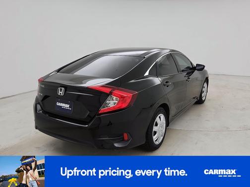 Black 2018 Honda Civic LX