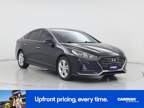 Black 2018 Hyundai SONATA SEL