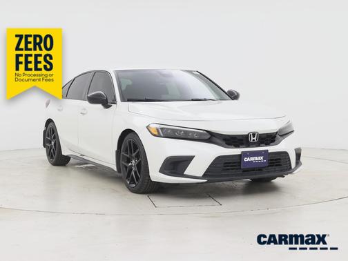 White 2023 Honda Civic Sport