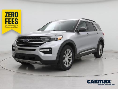 Silver 2021 Ford Explorer XLT