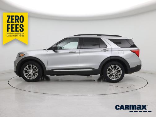 Silver 2021 Ford Explorer XLT
