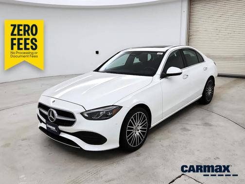White 2023 Mercedes-Benz C-Class