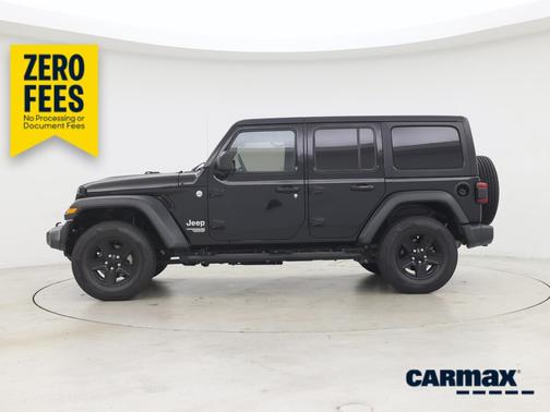 Black 2018 Jeep Wrangler Unlimited All-New Unlimited Sport S