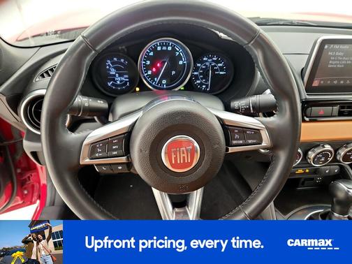 Red 2017 FIAT 124 Spider Lusso