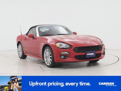 Red 2017 FIAT 124 Spider Lusso