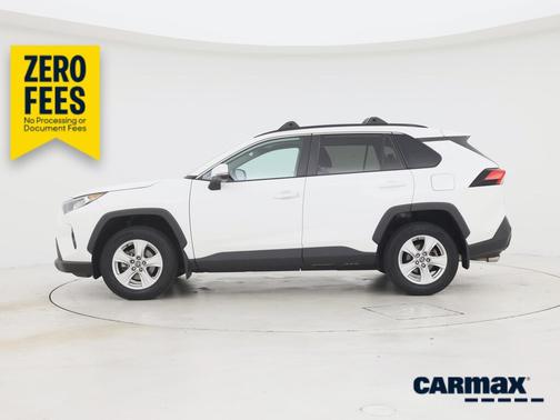 White 2021 Toyota RAV4 XLE