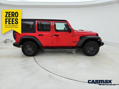 Red 2024 Jeep Wrangler Sport S