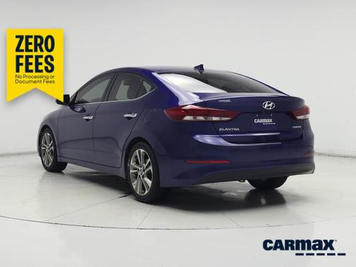 Blue 2017 Hyundai ELANTRA Limited