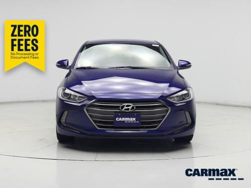 Blue 2017 Hyundai ELANTRA Limited