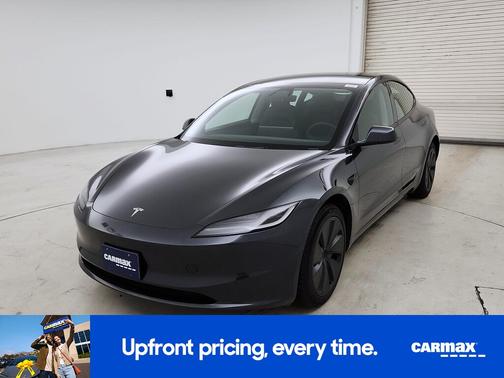 Gray 2025 Tesla Model 3 Long Range