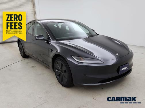 Gray 2025 Tesla Model 3 Long Range