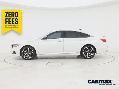 White 2021 Honda Accord Sport