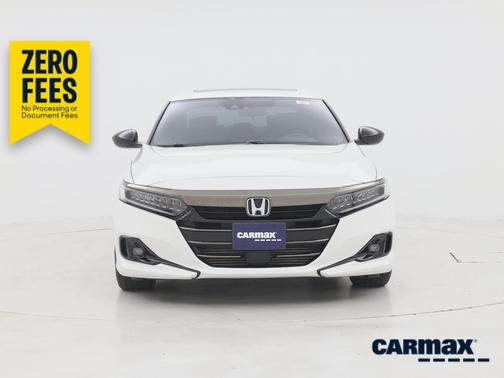 White 2021 Honda Accord Sport