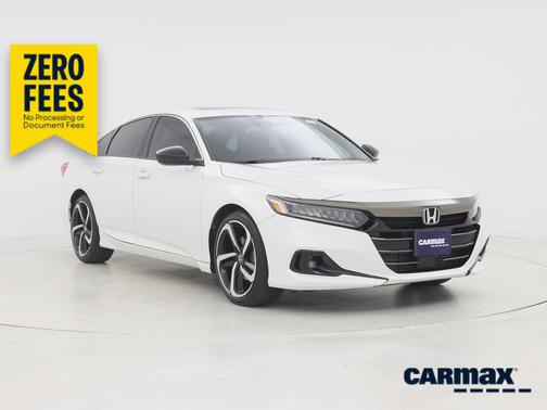 White 2021 Honda Accord Sport