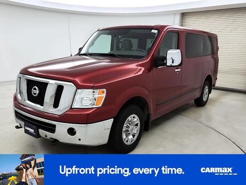 Red 2017 Nissan NV Passenger NV3500 HD SL