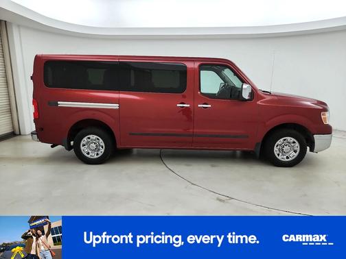 Red 2017 Nissan NV Passenger NV3500 HD SL