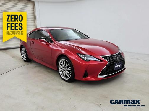 Red 2021 Lexus RC 300