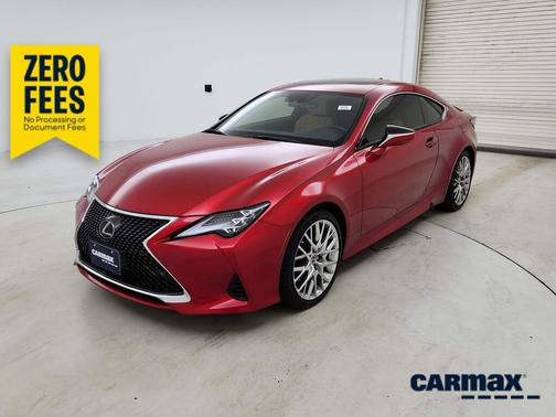 Red 2021 Lexus RC 300