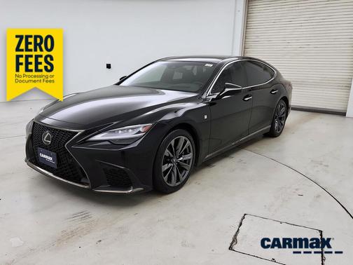 Black 2022 Lexus LS 500 F-Sport