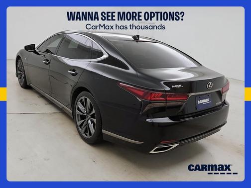 Black 2022 Lexus LS 500 F-Sport