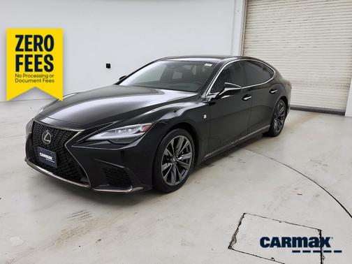 Black 2022 Lexus LS 500 F-Sport