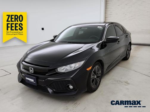 Black 2018 Honda Civic EX
