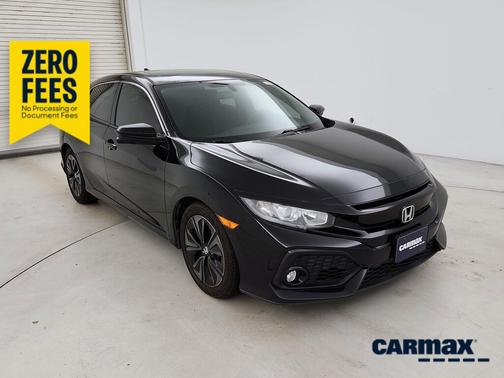 Black 2018 Honda Civic EX