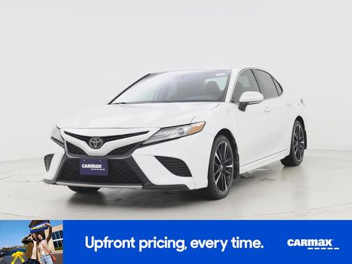 White 2019 Toyota Camry XSE