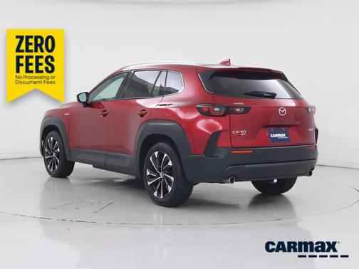 Red 2025 Mazda CX-50 Hybrid Premium Plus