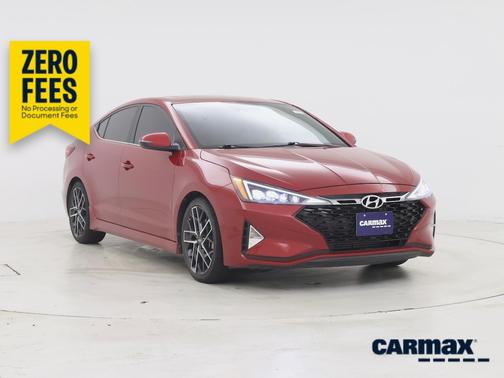 Red 2019 Hyundai ELANTRA Sport