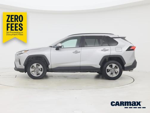 Silver 2024 Toyota RAV4 Hybrid XLE