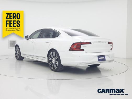 White 2022 Volvo S90 B6 Inscription