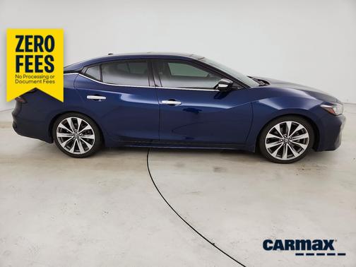 Blue 2021 Nissan Maxima Platinum