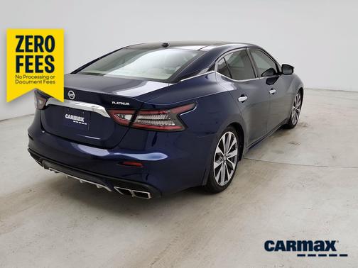 Blue 2021 Nissan Maxima Platinum