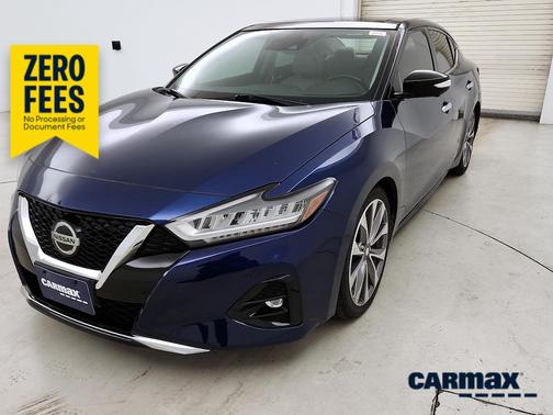 Blue 2021 Nissan Maxima Platinum