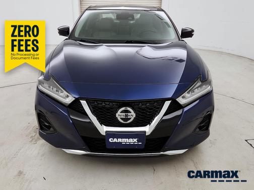 Blue 2021 Nissan Maxima Platinum