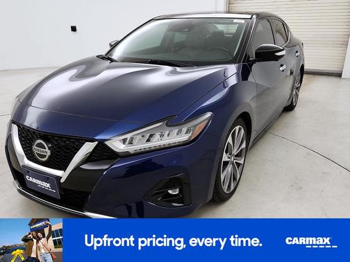 Blue 2021 Nissan Maxima Platinum